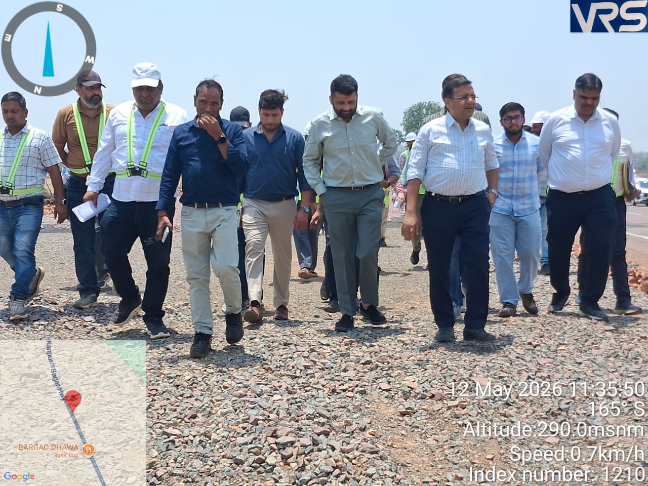 Project corridor location map — Madhya Pradesh, Kanpur–Sagar economic corridor
